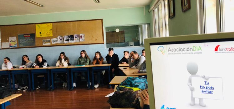 L’associació DIA de víctimes d’accidents visita La Salle Alcoi. L’associació DIA de víctimes d’accidents visita La Salle Alcoi.