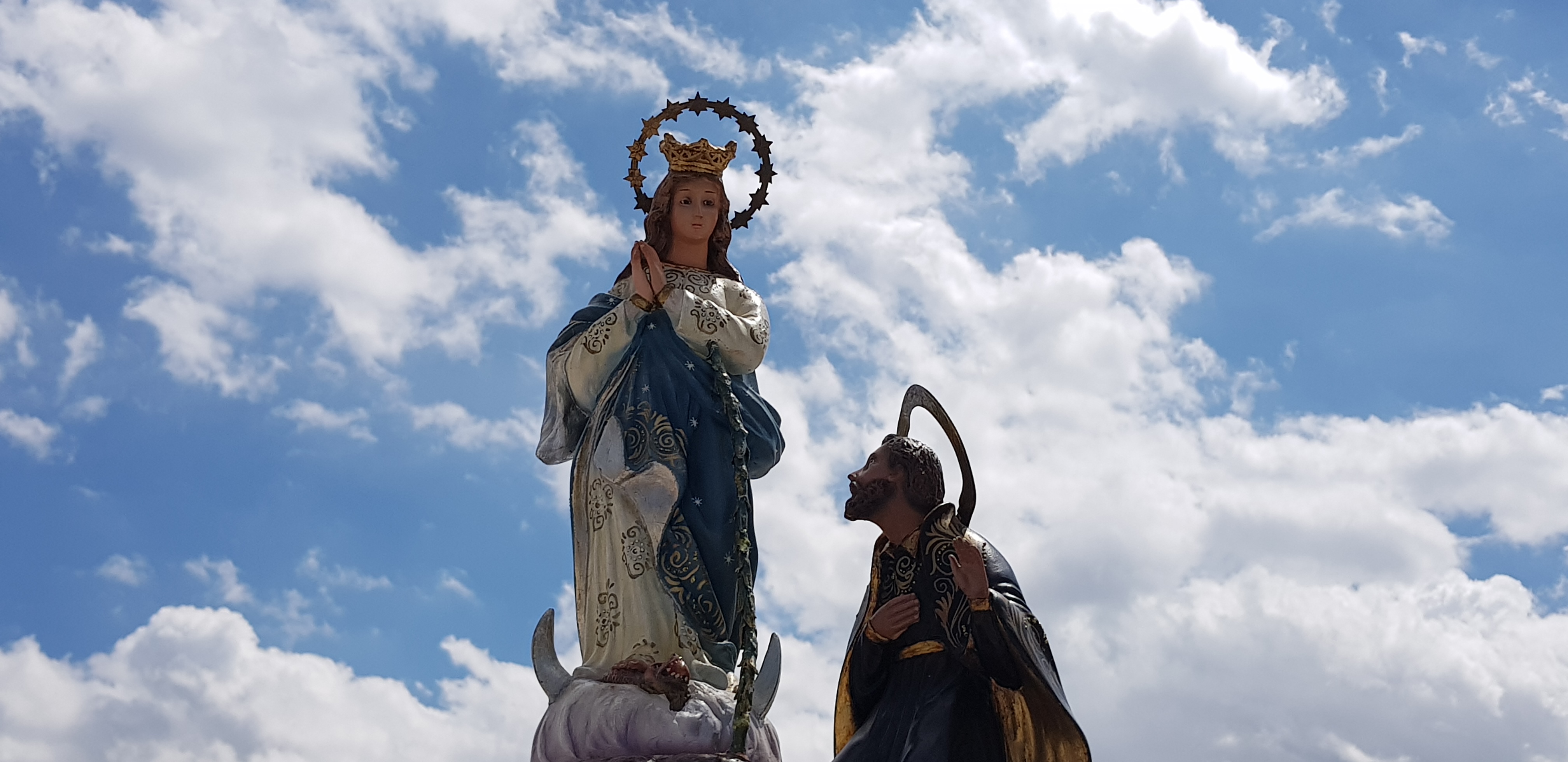 La Virgen de los Lirios se despide de La Salle Alcoi
