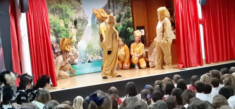 Pares i mares voluntaris representen “El Rei Lleó” en La Salle Alcoi Pares i mares voluntaris representen “El Rei Lleó” en La Salle Alcoi