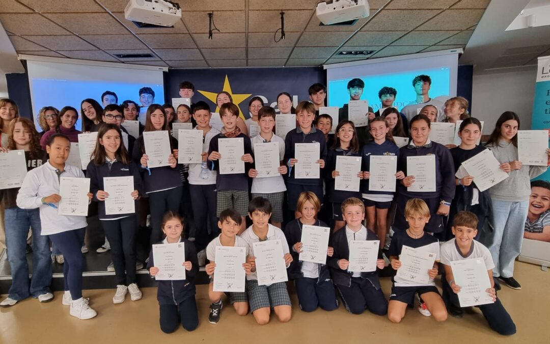 Entrega de diplomas Cambridge en La Salle Alcoi